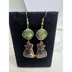 Cat Fish Earrings.  Unique.